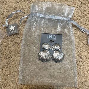 INC International Concepts Silver Earrings